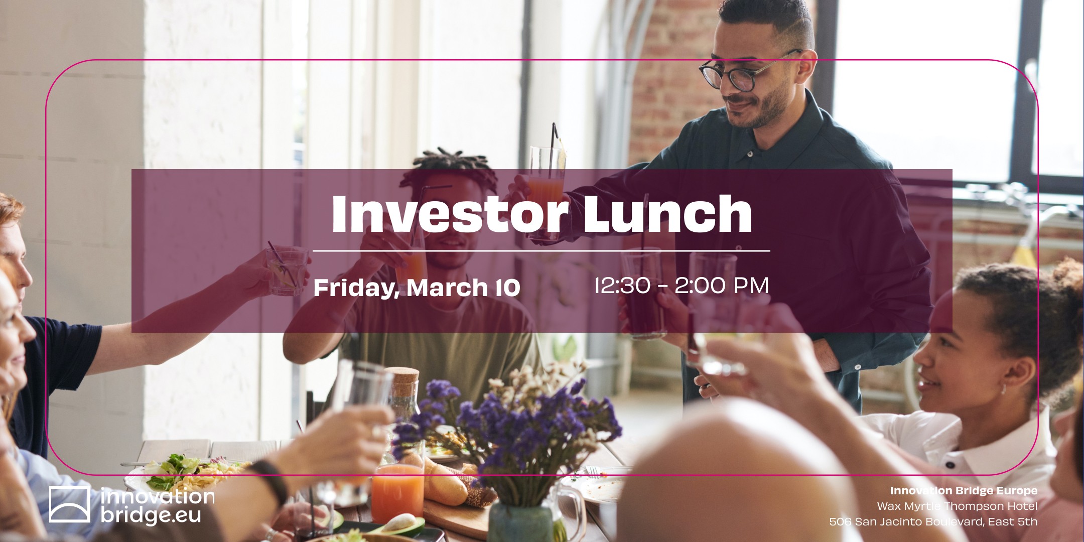 Investors' Lunch Event Page