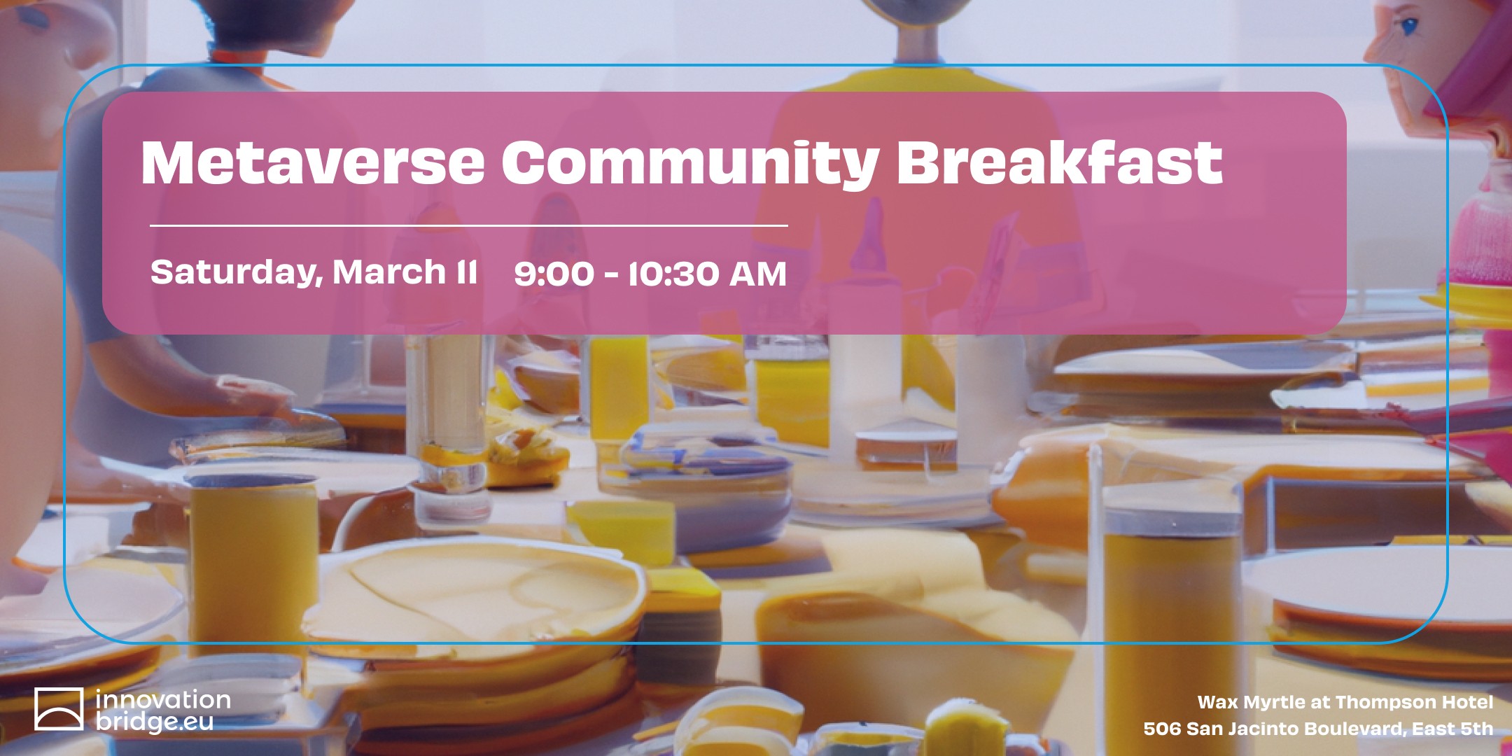 Metaverse Community Breakfast Event Page