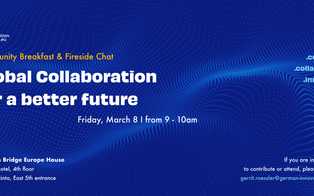 Global Collaboration for a Better Future |  Fireside Chat Conversation, with Q & A