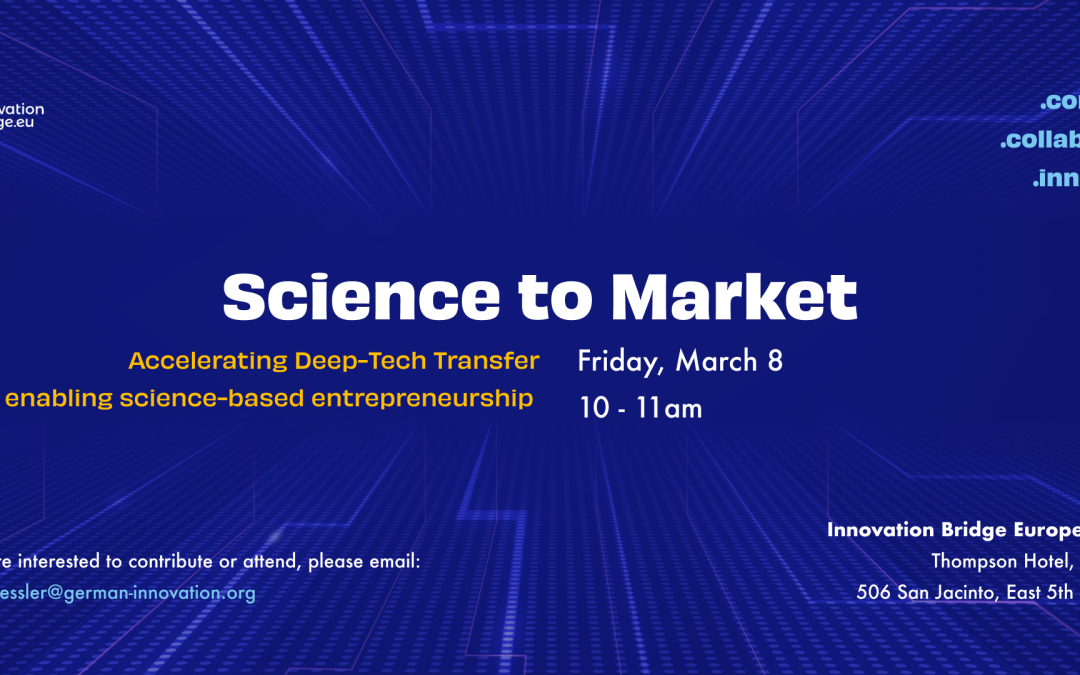 Science to Market, Curated Stage Discussion